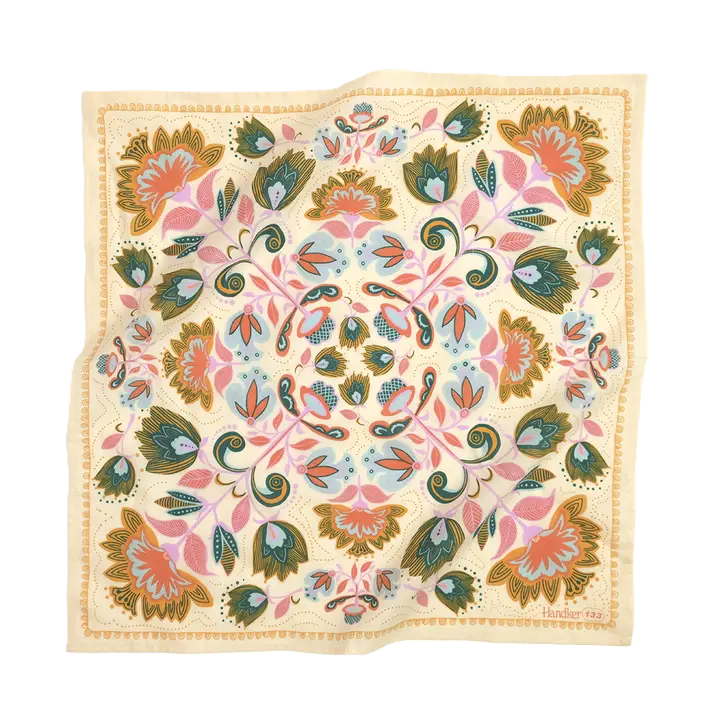 Ingrid Bandana - Floral Multi – Monkee's of Blowing Rock