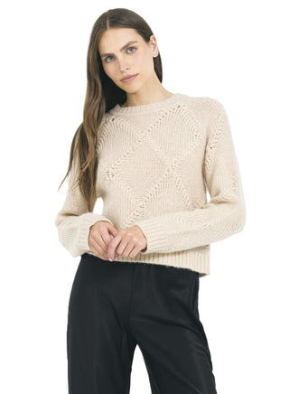 Agnes Crewneck - Sand Combo