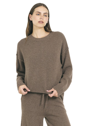 Annika Cashmere Crewneck - Husk