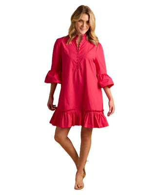 Chelsea Dress - Bright Rose