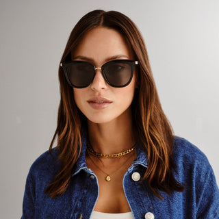 Le Specs Caliente - Black/Gold