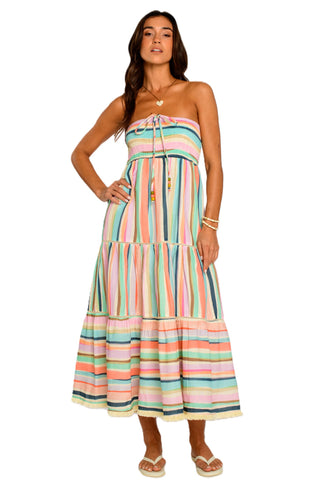 Elizabeth Cleo Convertible Dress - Sherbet Stripe