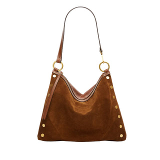 Hammitt Kyle Lrg - Cinnamon Suede/Antique Gold