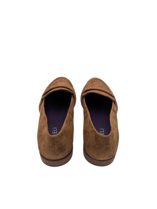 Abbra Flat - Cuoio Suede