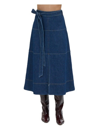 Hudley Skirt - Classic Indigo Blue