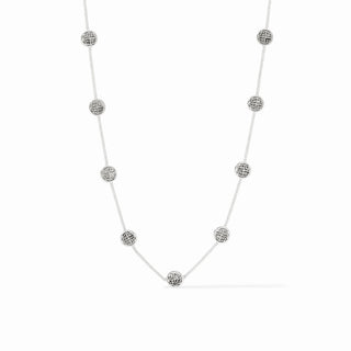 Valencia Delicate Station Necklace - Silver