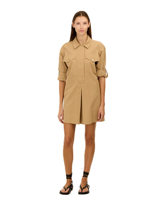 Lennon Dress - Dark Khaki
