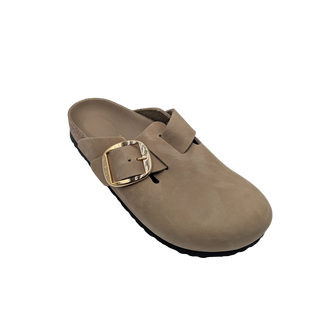 Boston Big Buckle - Tobacco Oiled Leather