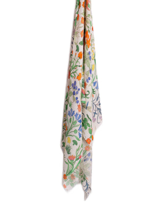 Botanical Print Scarf - Multi