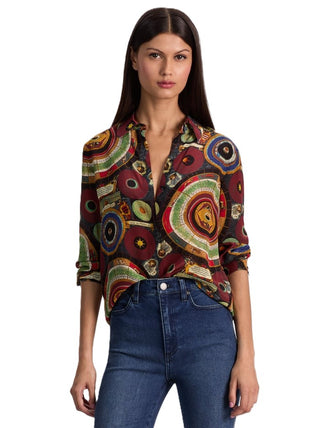 Willa Placket Top - Hands of Time
