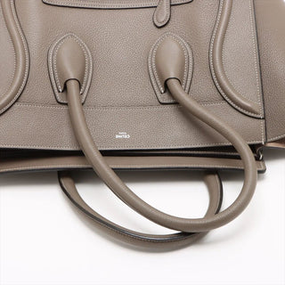Celine Greige Mini Luggage Shopper