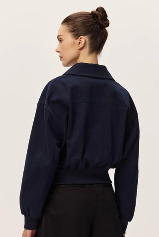 Elodie Amaris Bomber Jacket - Navy