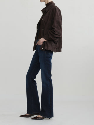 DL1961 Milano Skinny Boot: Low Rise Instasculp 33" - Thunderbird