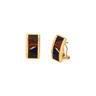 Rectangle Stud Earring - Hudson
