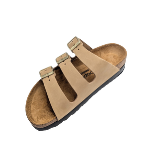 Birkenstock III Platform Nubuck - Sandcastle