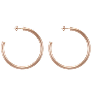 Small Everybody's Favorite Hoops - Champagne Gold