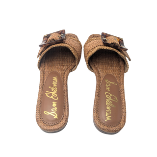 Bambi Raffia Sandal - Cuoio