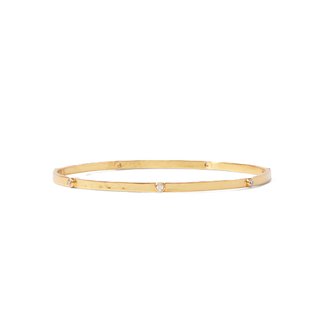 Crescent Bangle - Cubic Zirconia