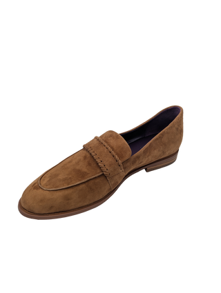 Abbra Flat - Cuoio Suede