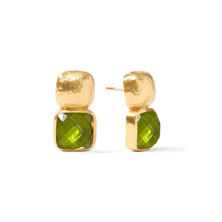 Catalina Earring - Iridescent Palmetto Green