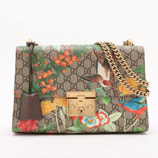 Gucci Multicolor Tian Padlock Chain Shoulder Bag