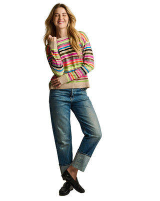 Lisa Todd Hype The Stripe - Oat Multi