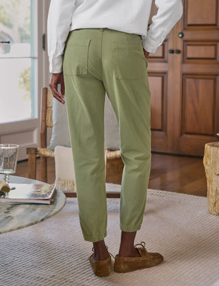 Italian Utility Jogger - Army Green