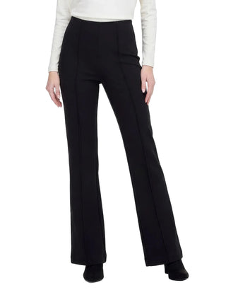 Jade Front Seam Ponte Pant - Black