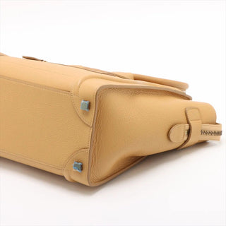 Celine Beige Micro Luggage Shopper