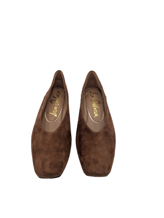 Abbra Flat - Cuoio Suede