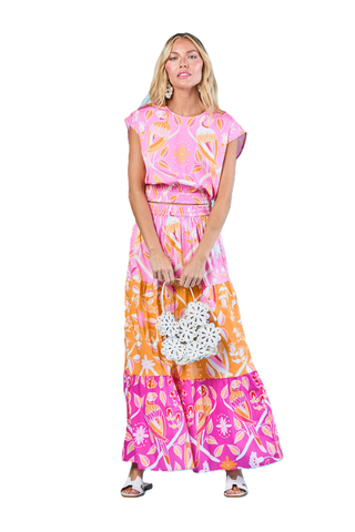 Gardenia Skirt - Passionfruit Paradise