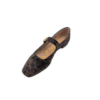 Michaela Flat - Brown Leopard Glitz