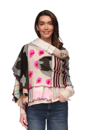 Patchwork Wrap - Unique Mixed Patchwork