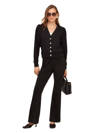 Melanie Bootcut Pants - Black