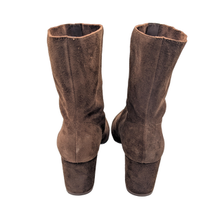 Lynette Bootie - Brown Suede