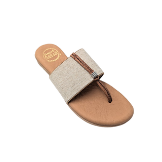 Nice Sandal - Beige Linen