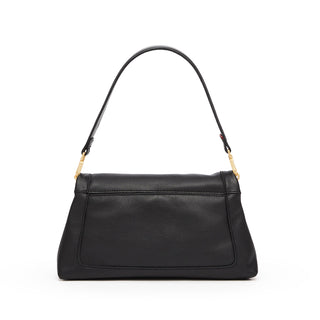 Hammitt Beverly Med - Black/Brushed Gold Red Zip