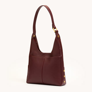 Hammitt Tim Med - Cherrywood Pebble/Brushed Gold