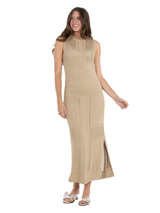 Bali Knit Dress - Sand