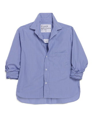 Frank and Eileen Untuckable Button - Up Shirt - Mini Blue Check