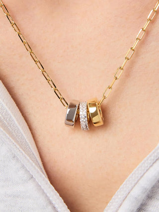 Tyler Charm Necklace - Gold