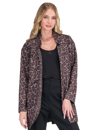 Jade Car Coat - Leopard