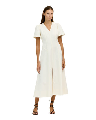 Midi Renzo Dress - Chalk