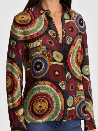 Willa Placket Top - Hands of Time