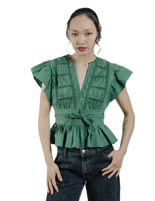 Madelyn Top - Foliage Green