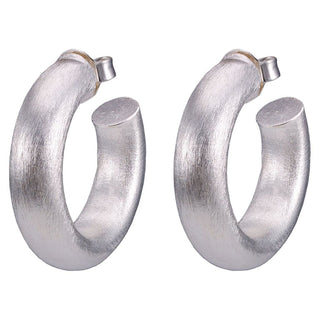 Small Chantal Hoops - Silver