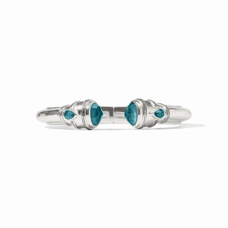 Cannes Demi Silver Cuff - Iridescent Montana Blue