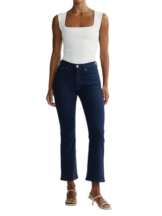 Bridget Boot: High Rise Crop - Bright Navy