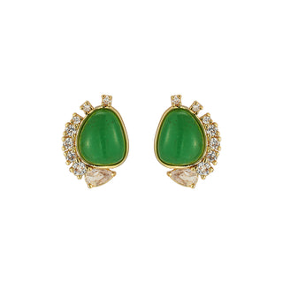 Doria Earrings - Green