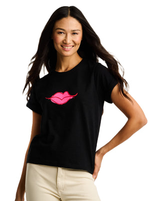 Lisa Todd Kiss &amp; Make Up Top - Black